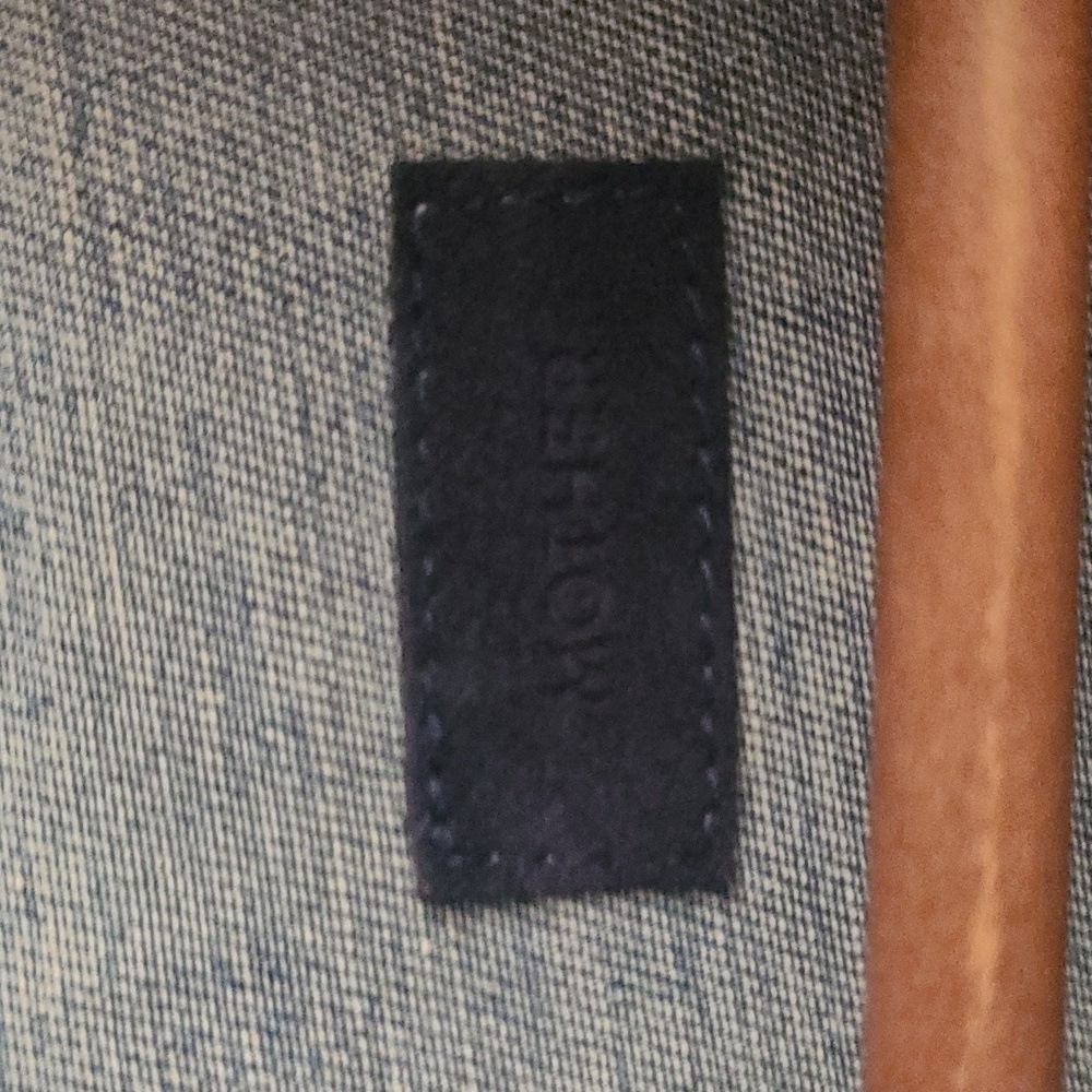 MOTHER The Star Bruiser Denim Jacket in In-Flight Entertainment Wash Sz XS - Picture 4 of 8